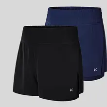 Keep 高腰デザインの夏用女性ランニングショートパンツ【速乾・高弾力・ヨガ対応】