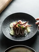 深皿 パスタ皿 サラダボウル セラミック 上品 家庭用 魚料理 前菜 炒め物