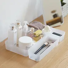 マットな小型引き出し収納ボックス【キッチン用・プラスチック製・デスクトップ整理用】