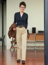 極上の柔らかさのデニムパンツ【スリムフィット・ストレート・九分丈】（セットアップ対応）