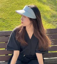 冷感素材の空頂日除け帽子【紫外線対策・アウトドア用・広めのつば】