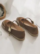 羊皮製 マリージェンシューズ【フラット・浅口・春秋用・柔らかなデザイン】