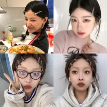 ヘアクリップ【無痕・ふんわり仕上げ・金属サイド】（セットアップ対応）