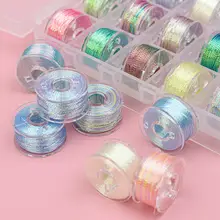 金属糸の法式刺繍用練習糸【グラデーションカラー・ボビン付き】