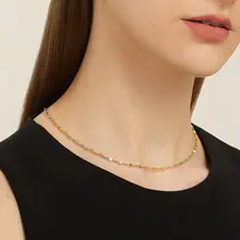 シンプルで多様なデザイン！ゴールドトーンのアンクレット兼ロングネックレス【重ね着けに最適・軽やかな雰囲気】