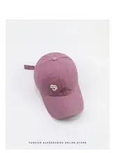 ユニセックス レトロ風 ダメージ加工ベースボールキャップ【刺繍・カジュアル・ワークスタイル】