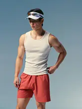 フィット感抜群な メンズトレーニングタンクトップ【リブ編み・ストレッチ素材】