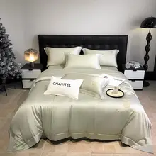 極上の柔らかさのエレガントな四点セット ベッドリネン【アイスシルク・敷布団カバー・掛布団カバー・枕カバー】（セットアップ対応）