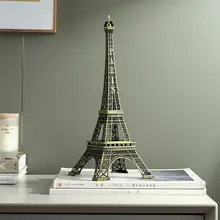 おしゃれなアイアンタワー置物【レトロ風・インテリア装飾用・リビング・カフェ向け】（セットアップ対応）