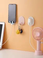 強力無痕 フック付き電源コード収納【キッチン用・貼り付けタイプ・多機能】