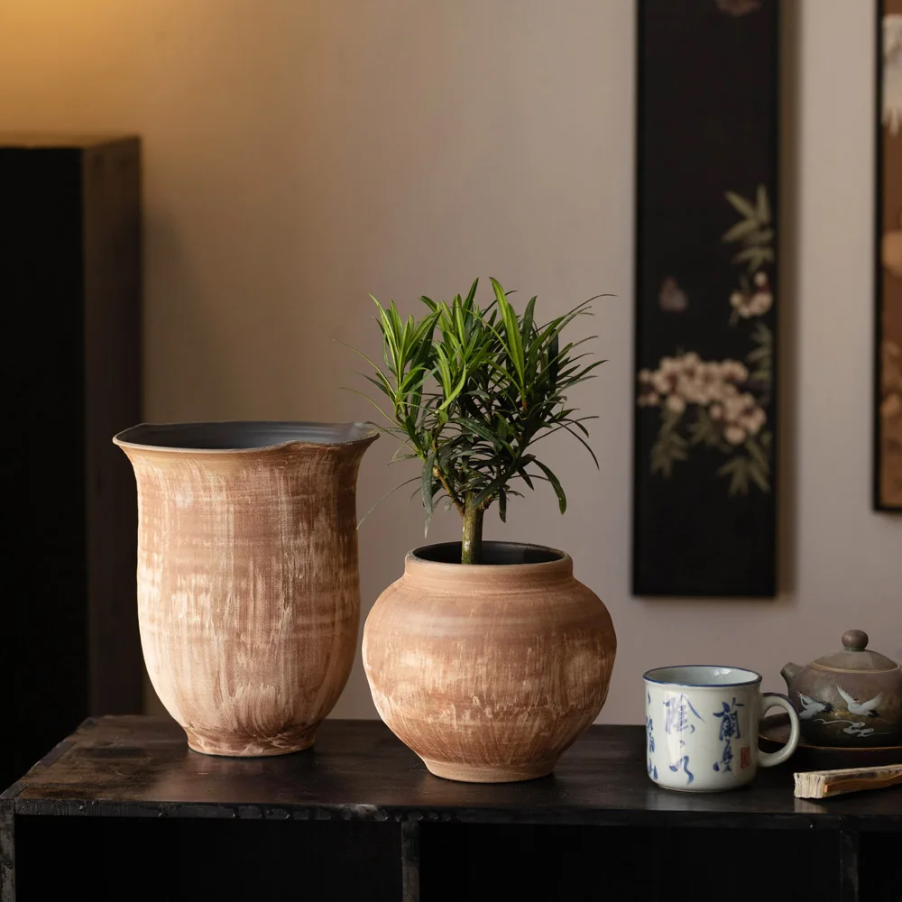 かっこいい鉢の選定ガイド：新中式の侘寂風陶器花瓶の実用性とシーン別対応
