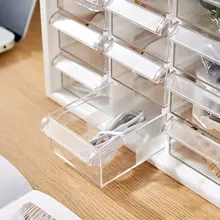 収納ボックス 引き出し式 デスクトップ収納ラック 雑貨・アクセサリー・文房具 整理収納キャビネット