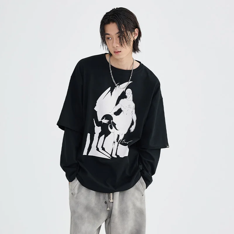 春服 メンズ 通勤に悩むなら？人馬座テーマTシャツの心のバランスガイド