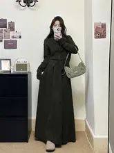 冬のスタイル！ゆったりニットトップスとスリムスカート（セットアップ対応）
