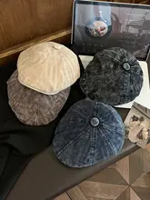 アメリカンレトロ コーデュロイベレー帽【秋冬用・反転デザイン・ユニセックス】