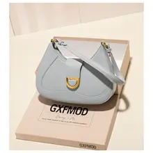 バゲットバッグ レディース ショルダーバッグ クロスボディバッグ 上品 着回し おしゃれ「GXFMOD」