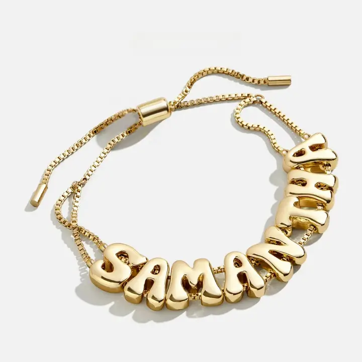 光感滑り字母ブレスレット【個性的なデザイン・ファッションアクセサリー】