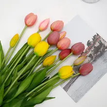 高級チューリップ風の造花【保湿手触り・インテリア装飾用】