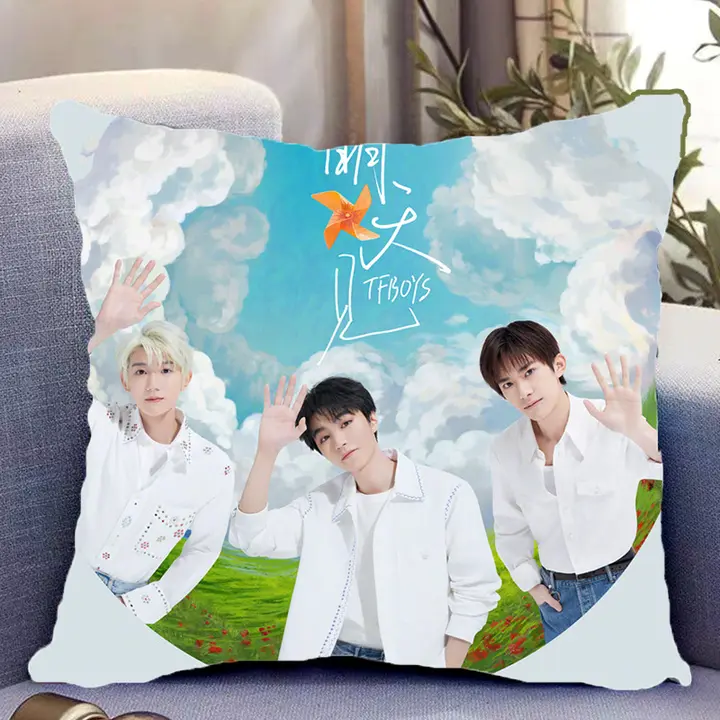 TFBOYS デザインの両面抱き枕【クッション・枕芯付き・ギフト】