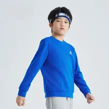 クルーネック スウェット キッズ ボーイズ ニットトップス ブルー 秋物