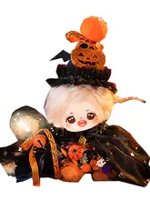ハロウィン用暗夜のいたずら子供用綿製ダoll【衣装付き・二種類のサイズ】（セットアップ対応）
