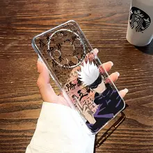 Huawei Mate80/70対応 シュタインカバー【透明・五条悟・呪術廻戦デザイン・全包カバー・ソフトタイプ】