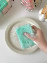 高泡立ち！海藻製のキッチン用スポンジ【洗浄効果・多孔性・掃除用】