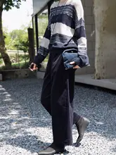 レトロなチノパン【ドレープ感・ワイドレッグ・カジュアル】（セットアップ対応）
