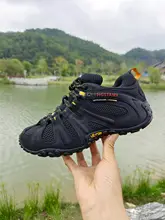 嘻尚足 メンズアウトドア登山靴【通気性メッシュ・グリップ防滑・耐磨耗】