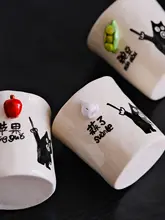 可愛い猫デザインの手作り陶器マグカップ【ギフトに最適・ユニーク】