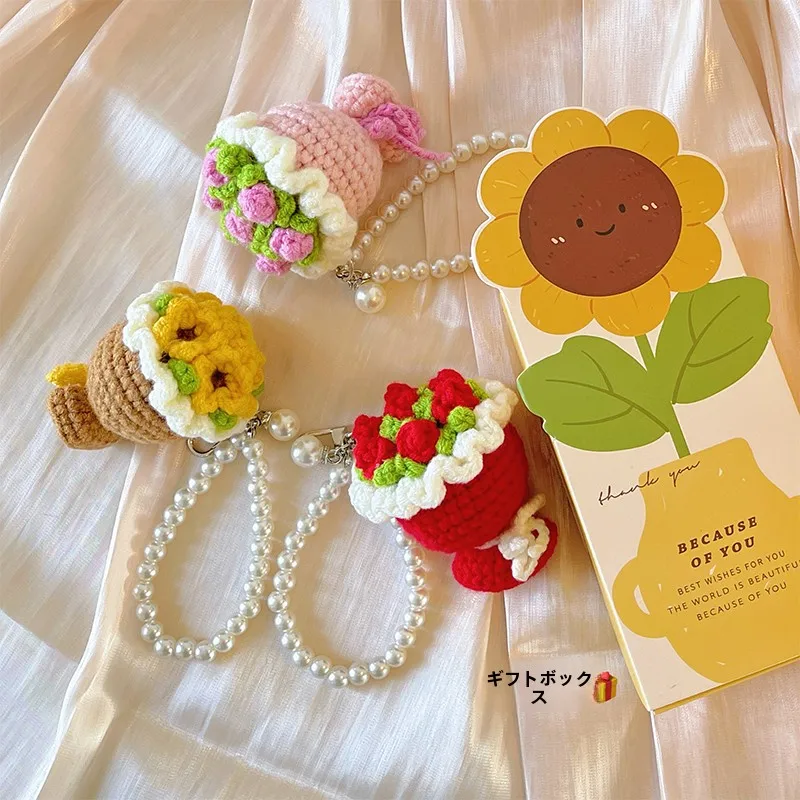 ミニバラとひまわりの花束キーホルダー：おしゃれなプチギフト500円の実用性とデザインバランス