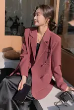 エレガントなデザインの盤扣付きジャケット【春秋用・女性用】