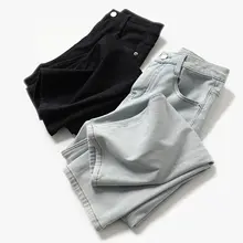 快適に動ける！ストレッチデニムパンツ【レディース・細身・九分丈】
