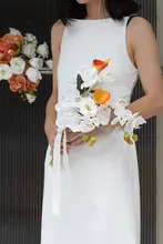 ブーケ 新婦 結婚 擬似花束 高級感