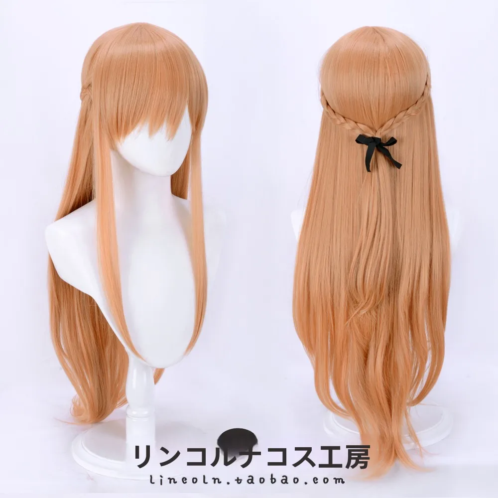 刀剣神域 アスナ コスプレウィッグ：ミックスオレンジ長髪の特徴と実際の使い方