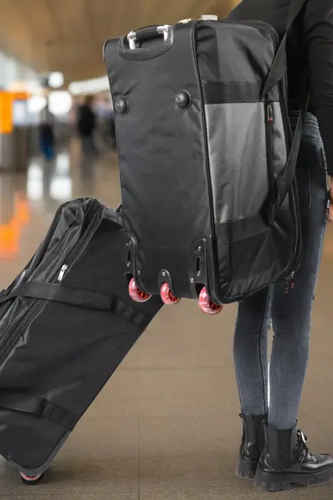 大容量のキャリーケース【航空旅行対応・折りたたみ・オックスフォード生地】