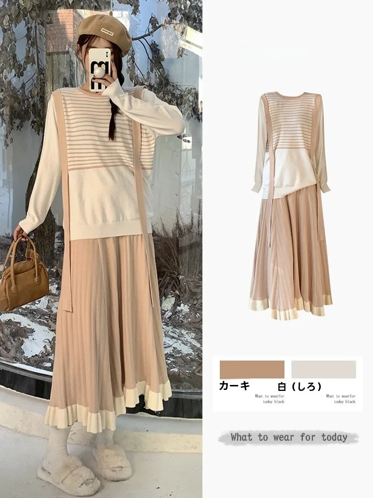 17度の気温で着るべき服装は？春のカジュアルコー デに最適なニットトップスセットとは？