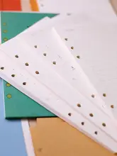 手帳リフィル A5 6穴 ルーズリーフ 交換用用紙 替え芯