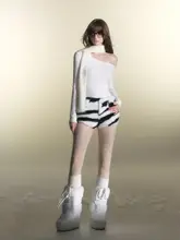 セクシーなデザイン！ゼブラ柄の低腰フィットショートパンツ【極上の柔らかさ】