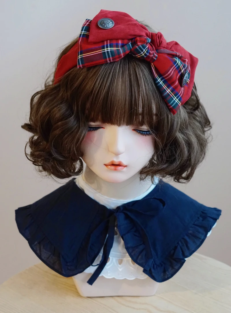 お宮参り ヘアバンド おすすめ：手作り大蝴蝶結ヘアバンド【スコットランドチェック・赤・ワインレッド】の実用性と選び方