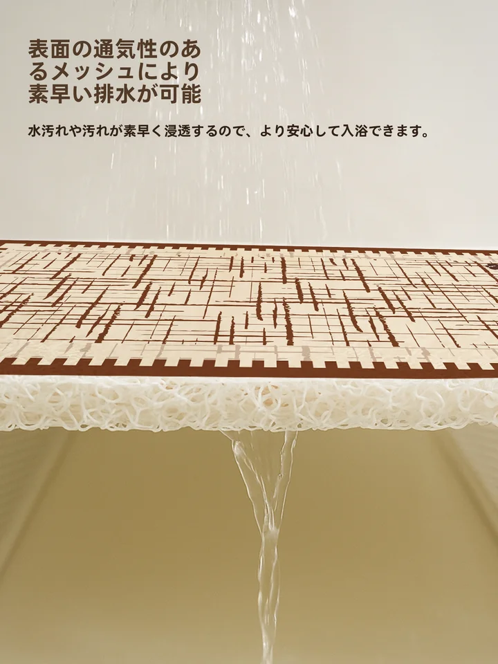 バスマット 滑り止め カット自由 水はけ良好 転倒防止 ループマット シャワーマット トイレマット キッズ 男の子 女の子