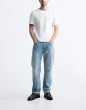 メンズ秋季カジュアルクルーネックTシャツ【フィット感・フランス風】