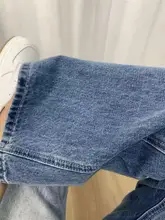 レディース ヴィンテージ風ストレートデニムパンツ【秋用・ハイウエスト・大きいサイズ】