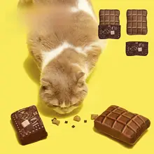 猫用おもちゃ【チョコレート風・ミント・噛んでも安心・効果】