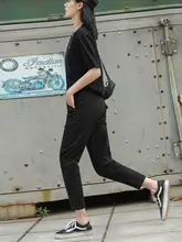 カーキ色 レディース工事パンツ【薄手・フィット・春秋用】