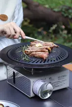 Fire-Maple グリルプレート 鋳造アルミ フッ素樹脂加工 アウトドア キャンプ バーベキュー 焼き肉 カセットコンロ対応