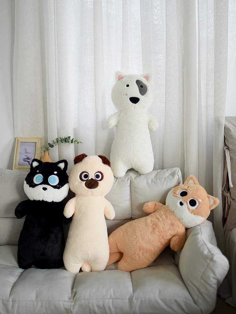 かわいい柴犬抱き枕：ハスキー型ロング枕の実用性と使用シーン
