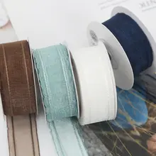 2.5cm波型サテンリボン【バタフライ結び・ケーキ装飾・DIY素材】