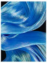 人魚姫デザインのプリーツ布地【舞台背景装飾・手作り衣装用・極上の柔らかさ】