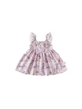 女の子用の可愛いワンピース【夏用・フリル付き・子供服】